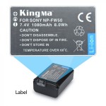 Pin FW50 cho máy ảnh Sony chính hãng Kingma