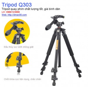 Chân máy ảnh Tripod Beike Q303 chính hãng giá tốt nhất