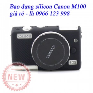 Bao silicon đựng máy ảnh Canon M100, Eos-M100, M100