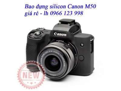 Bao silicon đựng máy ảnh Canon M50, EOS-M50, canon EOS m50