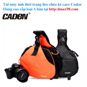 Túi máy ảnh Caden K1 loại cao cấp caro tại dmax98