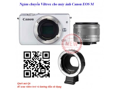 Ngàm chuyển viltrox cho lens Canon EF sang máy Mirrorless EOS-M chính hãng giá rẻ nhất