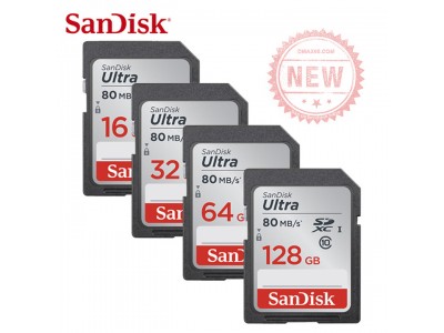 Thẻ nhớ máy ảnh SDHC-Sandisk 16gb tốc độ 80mb bh 5 năm