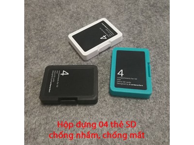 Hộp đựng thẻ nhớ SDHC cho máy ảnh, bảo quản và chống thất lạc thẻ nhớ